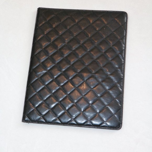 Buxton Other Bx Buxton Foldernotebook Leather Luxury Folder Buxton Black Leather Notepad